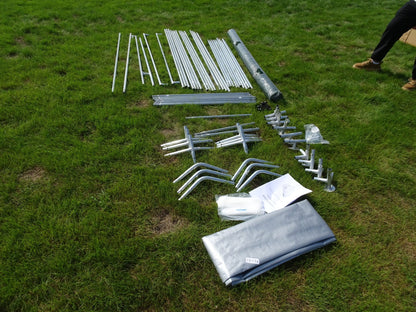 10x20 FT Dog Kennel & Chicken Run – Fenced Compound Cage with Durable Metal Frame 2010CG - Animal Enclosures with | Sold by Uncle Wiener's Wholesale