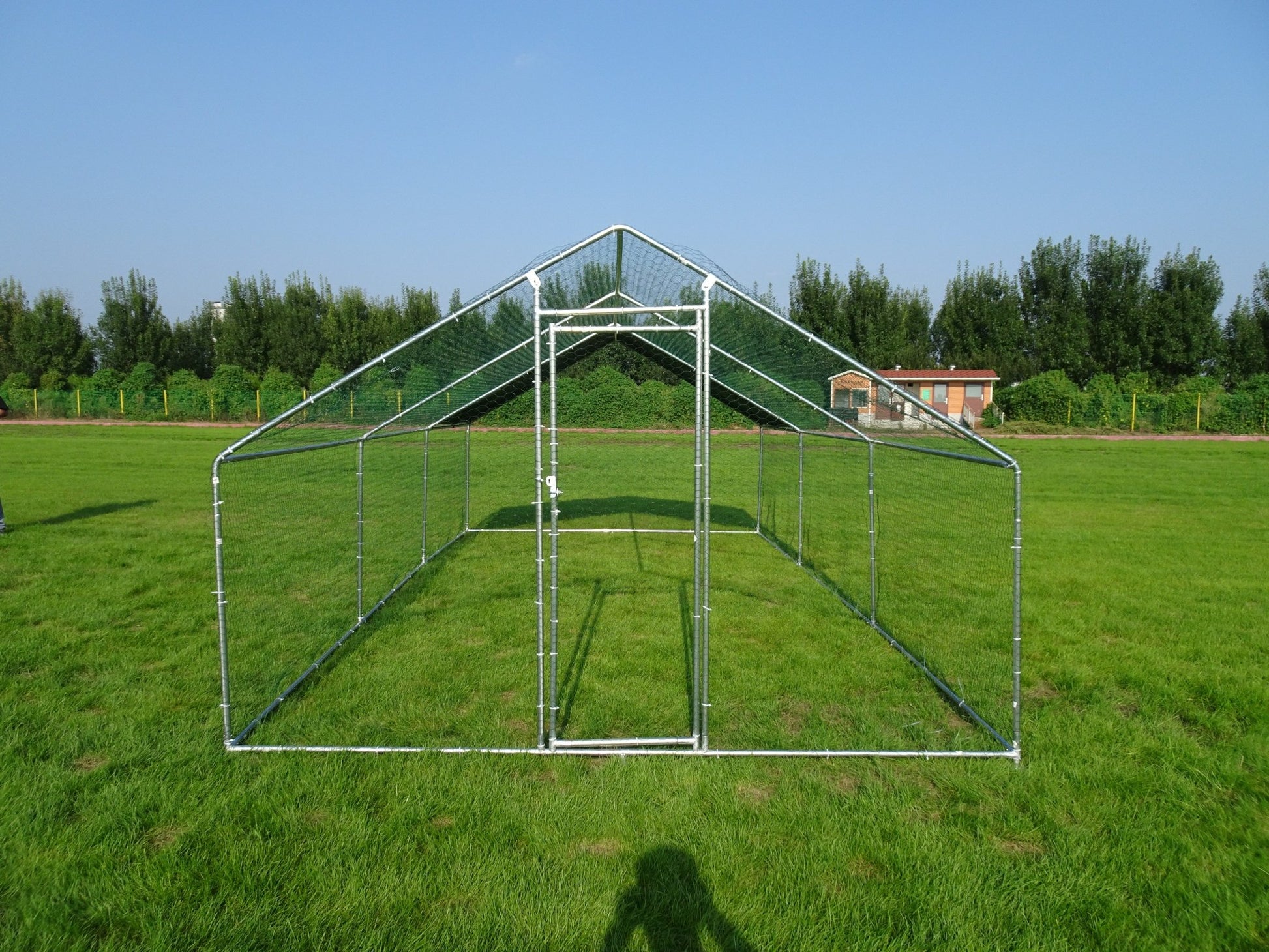 10x20 FT Dog Kennel & Chicken Run – Fenced Compound Cage with Durable Metal Frame 2010CG - Animal Enclosures with | Sold by Uncle Wiener's Wholesale