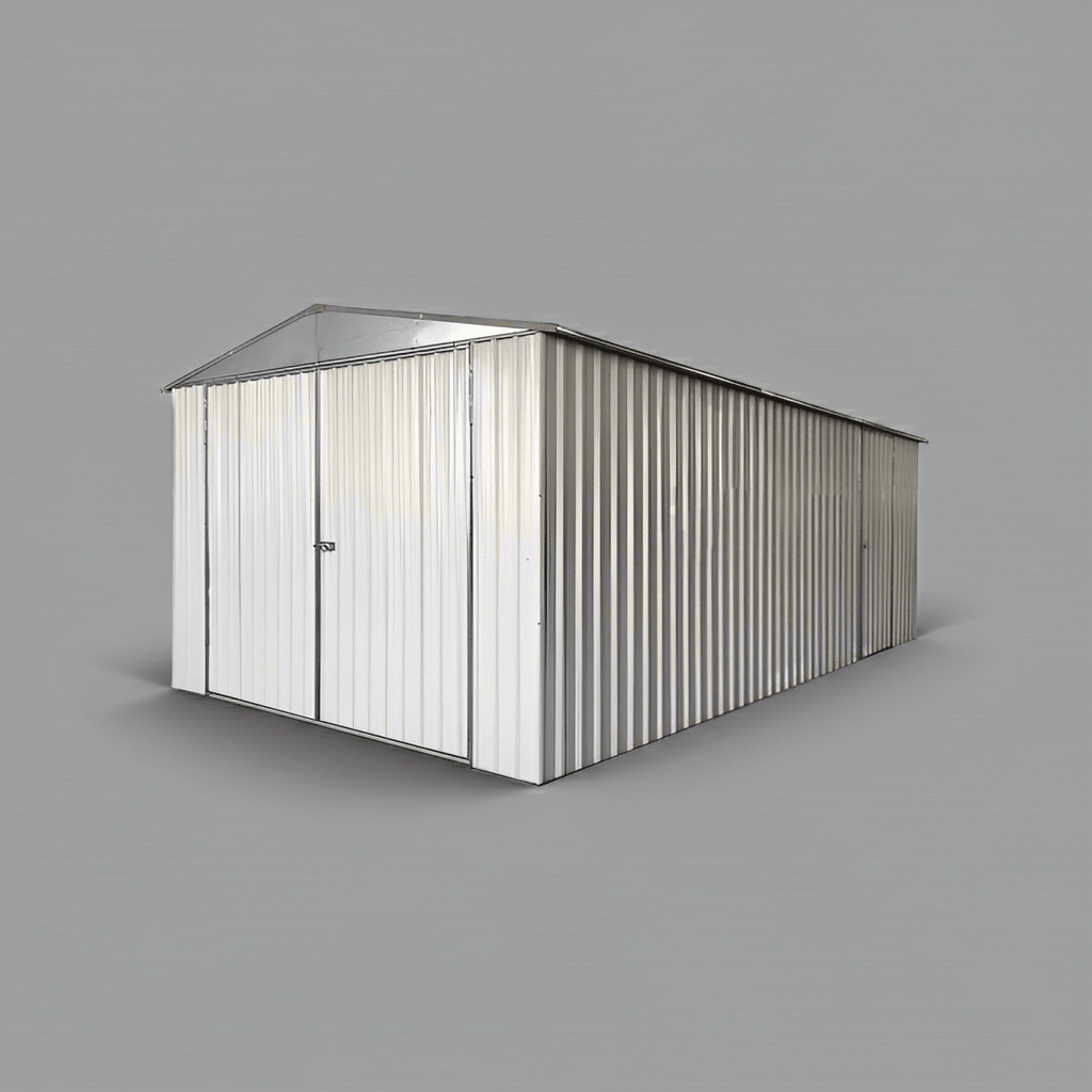 11' x 19' Metal Garage Sheds & Replacement Door Kits - Garden & Landscaping with 11x19 FT Cream Color G1119 | Sold by Uncle Wiener's Wholesale