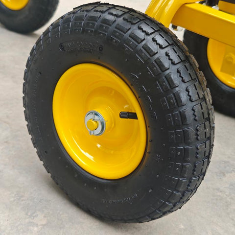 1100 lbs Capacity Garden Cart with Steel Mesh Sides &amp; 15" Pneumatic Tires – GC1380 - with | Sold by Uncle Wiener's Wholesale