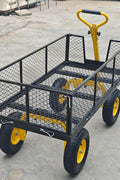 1100 lbs Capacity Garden Cart with Steel Mesh Sides &amp; 15" Pneumatic Tires – GC1380 - with | Sold by Uncle Wiener's Wholesale