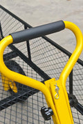 1100 lbs Capacity Garden Cart with Steel Mesh Sides &amp; 15" Pneumatic Tires – GC1380 - with | Sold by Uncle Wiener's Wholesale