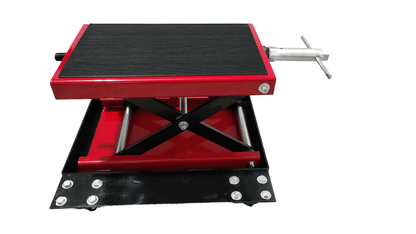 1100 LBS Motorcycle & ATV Scissor Lift Jack – Portable Center Crank Hoist with Wide Deck 250522B - with | Sold by Uncle Wiener's Wholesale