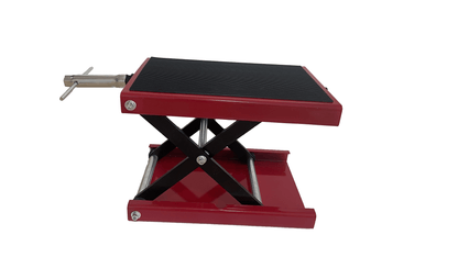 1100 LBS Motorcycle Lift ATV Scissor Jack – Wide Deck Crank Stand | Model 250522A - with | Sold by Uncle Wiener's Wholesale