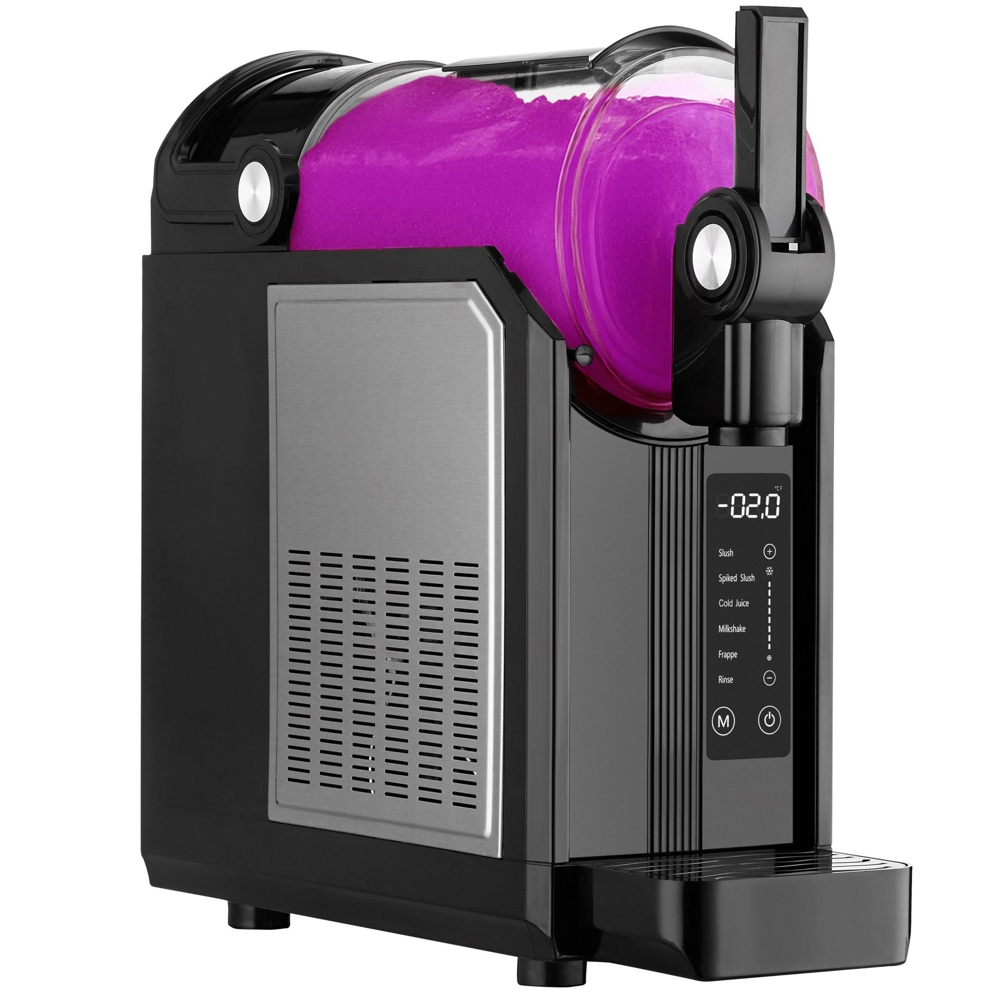 110V Ice Slush Machine – 1.5L Stainless Steel & ABS Slush Maker with Auto Cleaning, Ergonomic Tap 2384881 - with | Sold by Uncle Wiener's Wholesale
