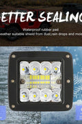 3-inch 48W LED work light pod – dual beam
Black off-road LED work light for trucks and ATVs
Waterproof LED pod light with adjustable bracket
LED flood spot combo light installed on off-road vehicle
Shockproof and dustproof LED pod light – IP67 rating