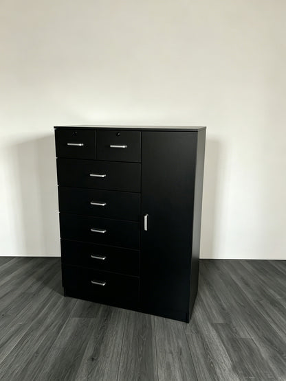 Storage Cabinet Dresser with Drawers & Door MODERN SKU# 113226
