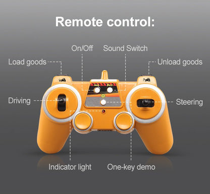 1:16 RC Volvo L50H Wheel Loader – 6 Channel Remote Control Construction Truck Toy with Lights & 4WD - with | Sold by Uncle Wiener's Wholesale