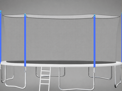 12, 14, 15 Trampolines – Outdoor Family Play Sets with Safety Enclosure & Accessories - General Equipment with 15FT TRAMPOLINE WITH SAFETY NET | Sold by Uncle Wiener's Wholesale