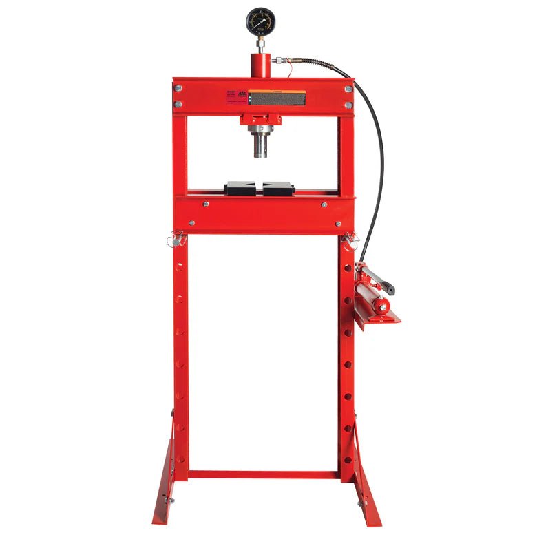 12 & 20 Ton Hydraulic Shop Press – Heavy - Duty with Gauge for Auto & Metal Work - Hydraulic Shop Press with HX1200 12 TON | Sold by Uncle Wiener's Wholesale