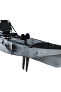 12 FT Pedal Drive Fishing Kayak – Hands - Free Design with Rod Holders & Storage for Lake & River | Model 111417 - with | Sold by Uncle Wiener's Wholesale