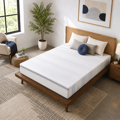 12" Gel Memory Foam Mattress with Waterproof Protector – Bed - in - a - Box Design - Bedroom Furniture with KING | Sold by Uncle Wiener's Wholesale