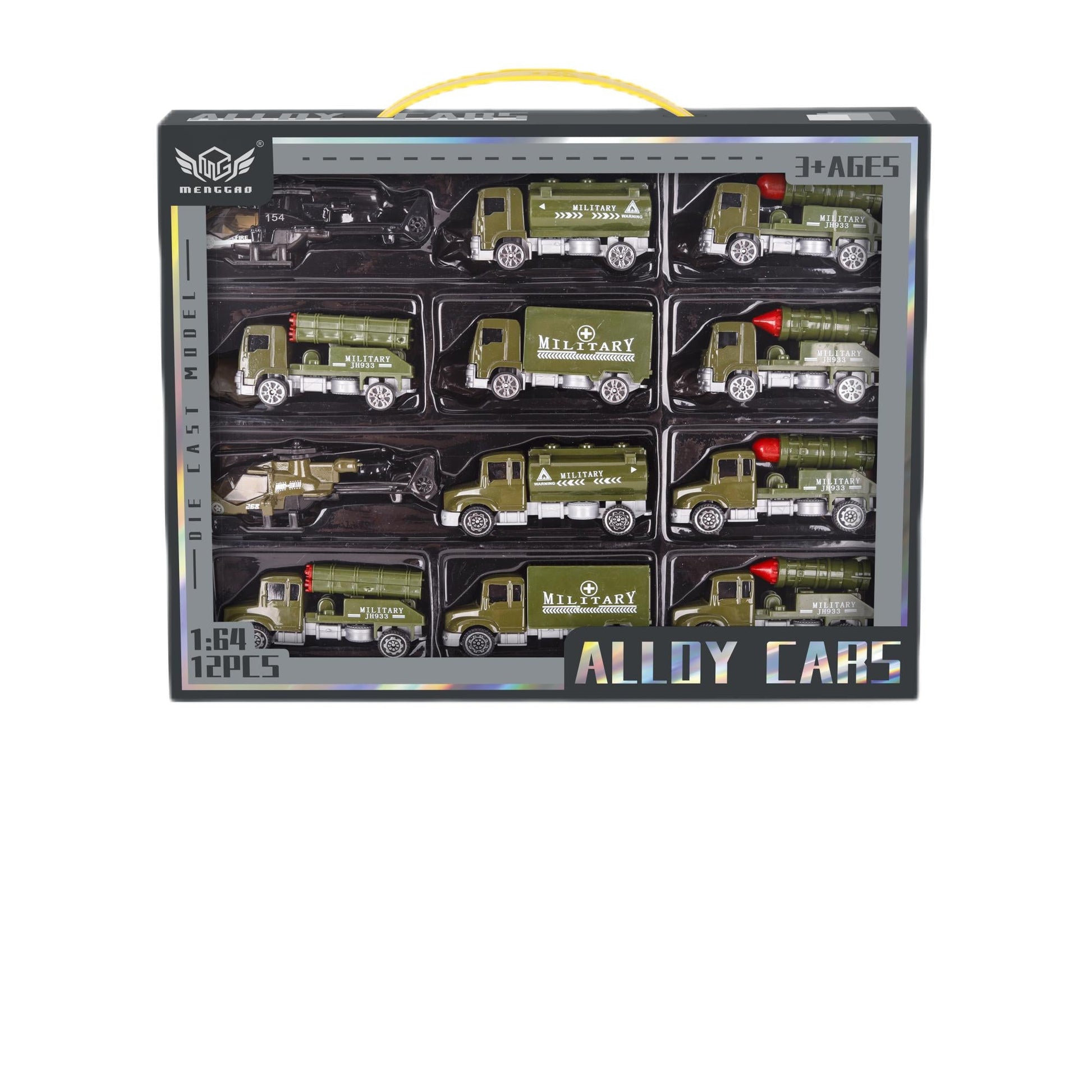 12 PCS Metal Alloy Toy Military Set – Durable Diecast Military Vehicles for Kids 430540 - with | Sold by Uncle Wiener's Wholesale