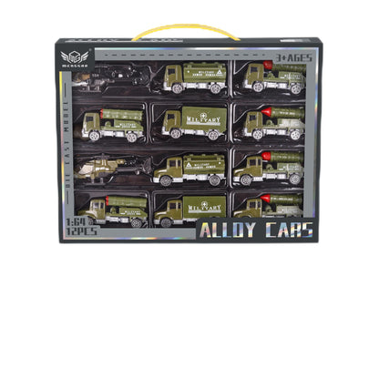 12 PCS Metal Alloy Toy Military Set – Durable Diecast Military Vehicles for Kids 430540 - with | Sold by Uncle Wiener's Wholesale