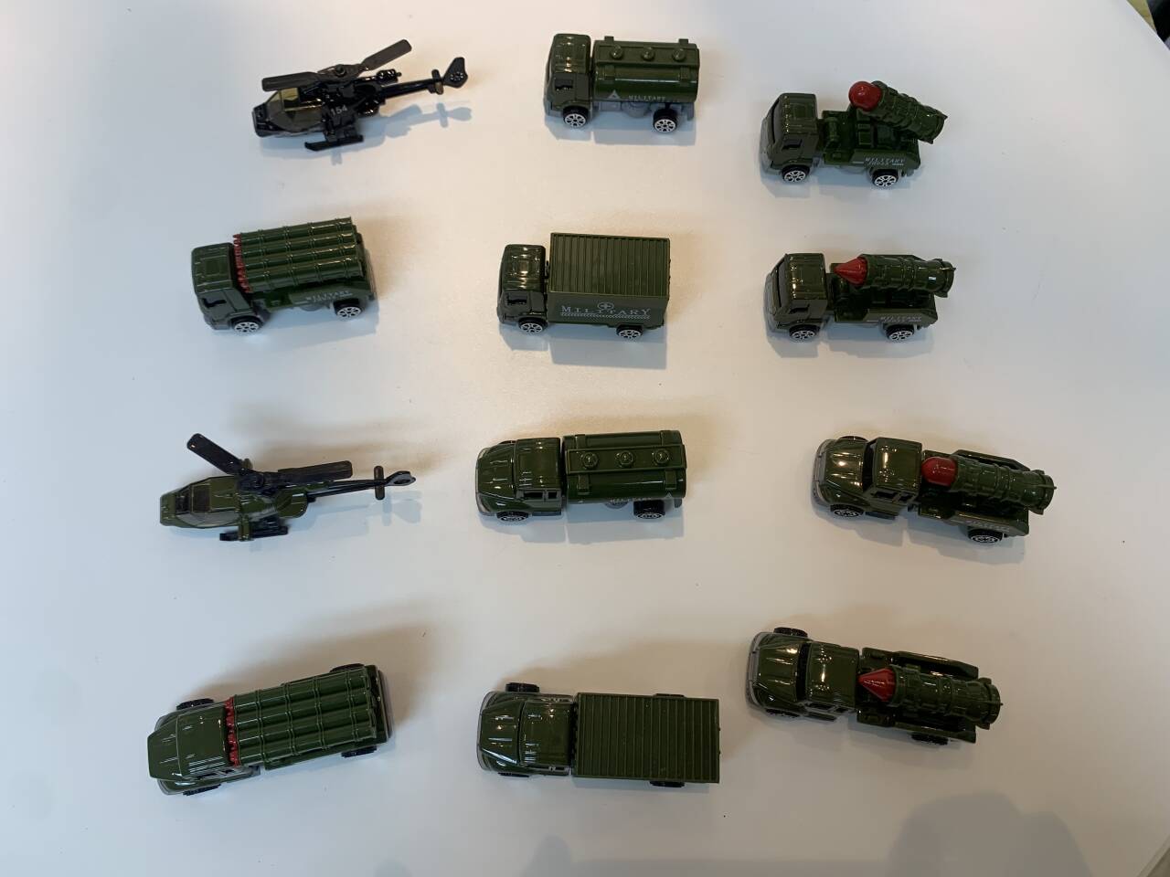 12 PCS Metal Alloy Toy Military Set – Durable Diecast Military Vehicles for Kids 430540 - with | Sold by Uncle Wiener's Wholesale