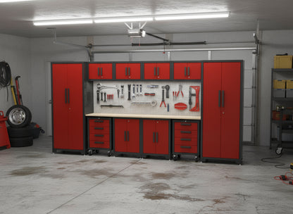 12 - Piece Garage Workbench & Tool Box Set | New & Complete KN206222D - with | Sold by Uncle Wiener's Wholesale