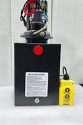 12 Quart 12V Hydraulic Pump – Single Acting Dump Trailer Power Unit | 3200 PSI Max Pressure SAP12123200 - with | Sold by Uncle Wiener's Wholesale