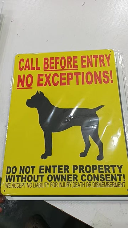 12" x 16" Metal Warning & Novelty Signs Outdoor Tin Wall Signs 91610SET - with Warning I Do Dumb Things | Sold by Uncle Wiener's Wholesale