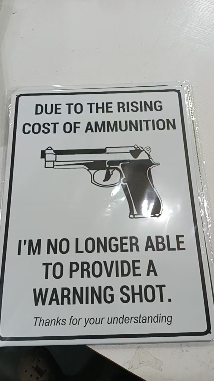 12" x 16" Metal Warning & Novelty Signs Outdoor Tin Wall Signs 91610SET - with Warning I Do Dumb Things | Sold by Uncle Wiener's Wholesale