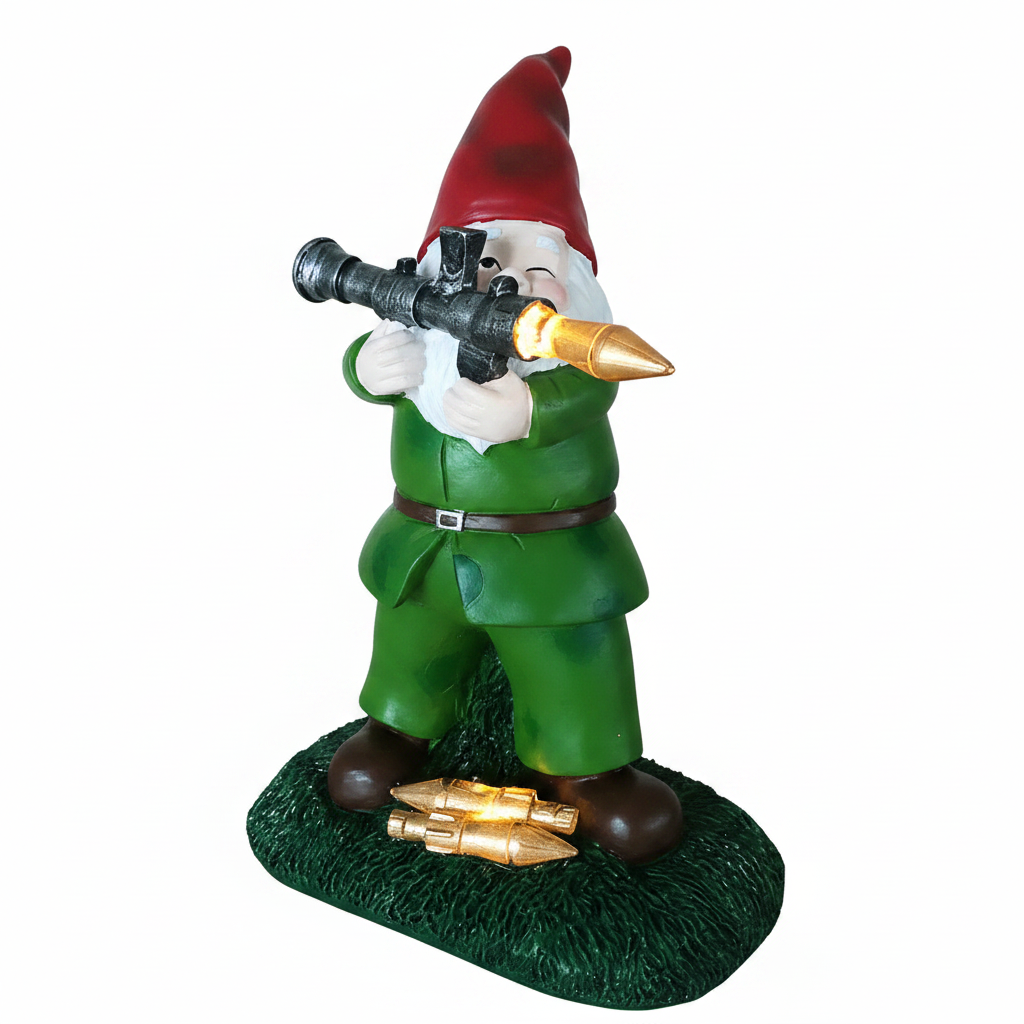 Solar Resin Gnome & Animal Garden Figures – Outdoor Decor Collection RSL16