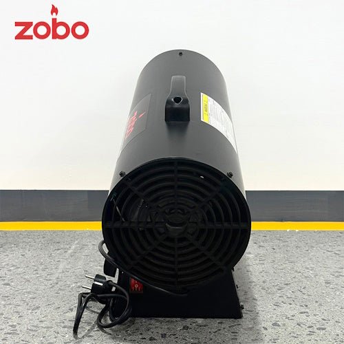 120,000–150,000 BTU Propane Forced Air Torpedo Heater with Hose, Regulator, CSA Approval, Tip-Over Protection & Continuous Spark Ignition ZBG150A - with | Sold by Uncle Wiener's Wholesale