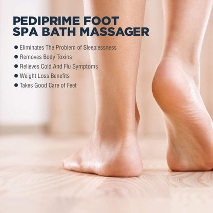 5-in-1 foot spa bath massager with digital controls and bubbles
Heated foot soak tub with removable massage rollers and splash guard
Acupressure rollers in foot spa for pain relief
Foot bath with bubbles, vibration and heating display
Foot spa for home use with heat and massage therapy