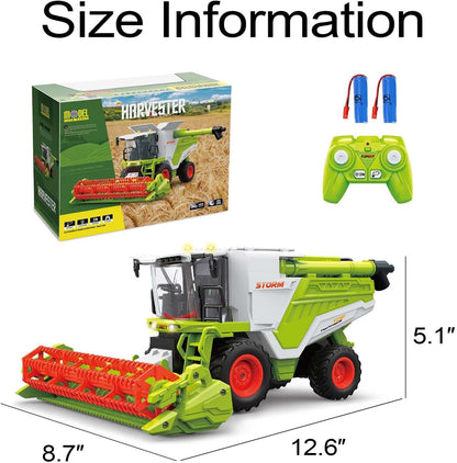 1:24 RC Combine Wheat Harvester – 6 - Channel 2.4GHz Remote Control Farm Vehicle 712933 - with | Sold by Uncle Wiener's Wholesale