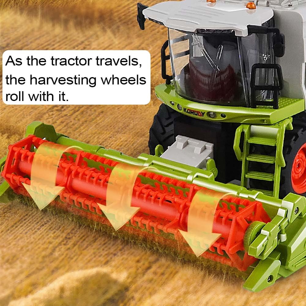 1:24 RC Combine Wheat Harvester – 6 - Channel 2.4GHz Remote Control Farm Vehicle 712933 - with | Sold by Uncle Wiener's Wholesale