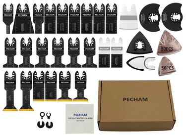 128 - Piece Universal Oscillating Tool Blade & Sanding Kit – Fits Most Multi - Tools OSB128P4 - with | Sold by Uncle Wiener's Wholesale