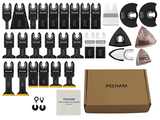 128 - Piece Universal Oscillating Tool Blade & Sanding Kit – Fits Most Multi - Tools OSB128P4 - with | Sold by Uncle Wiener's Wholesale