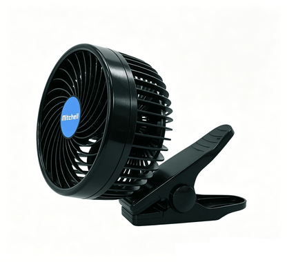 12V Clip On Car Fan 6 Inch 360 Degree Rotating Cooling Fan Vehicle Air Circulator CF0126 - with | Sold by Uncle Wiener's Wholesale