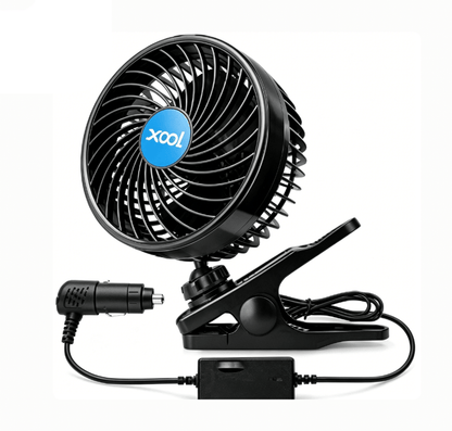 12V Clip On Car Fan 6 Inch 360 Degree Rotating Cooling Fan Vehicle Air Circulator CF0126 - with | Sold by Uncle Wiener's Wholesale