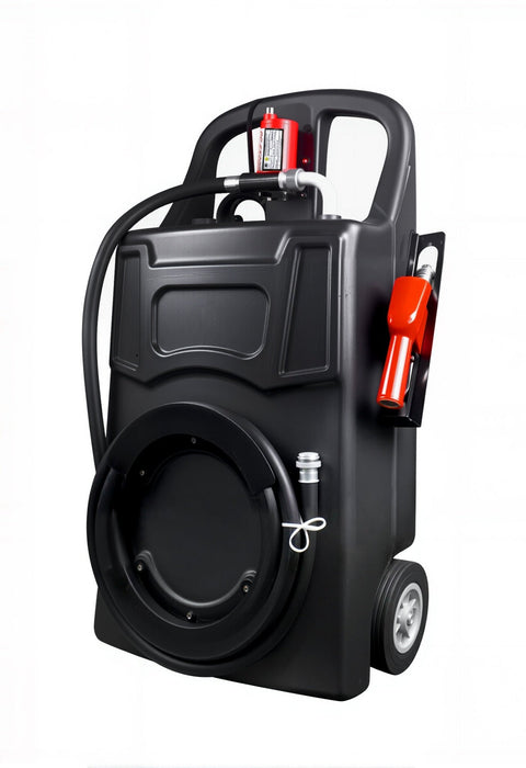 12V Fuel Transfer Tank – 26 Gallon for Diesel & Gasoline, 8GPM Pump, Auto Nozzle DTK100 - with | Sold by Uncle Wiener's Wholesale