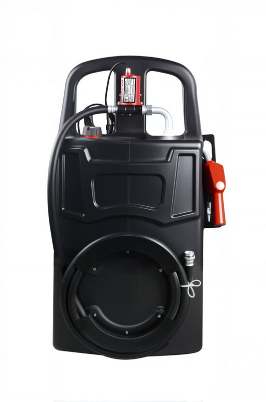 12V Fuel Transfer Tank – 26 Gallon for Diesel & Gasoline, 8GPM Pump, Auto Nozzle DTK100 - with | Sold by Uncle Wiener's Wholesale