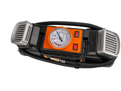 12V Heavy - Duty Dual Piston Air Compressor 150 PSI Portable Tire Inflator AP150D - with | Sold by Uncle Wiener's Wholesale