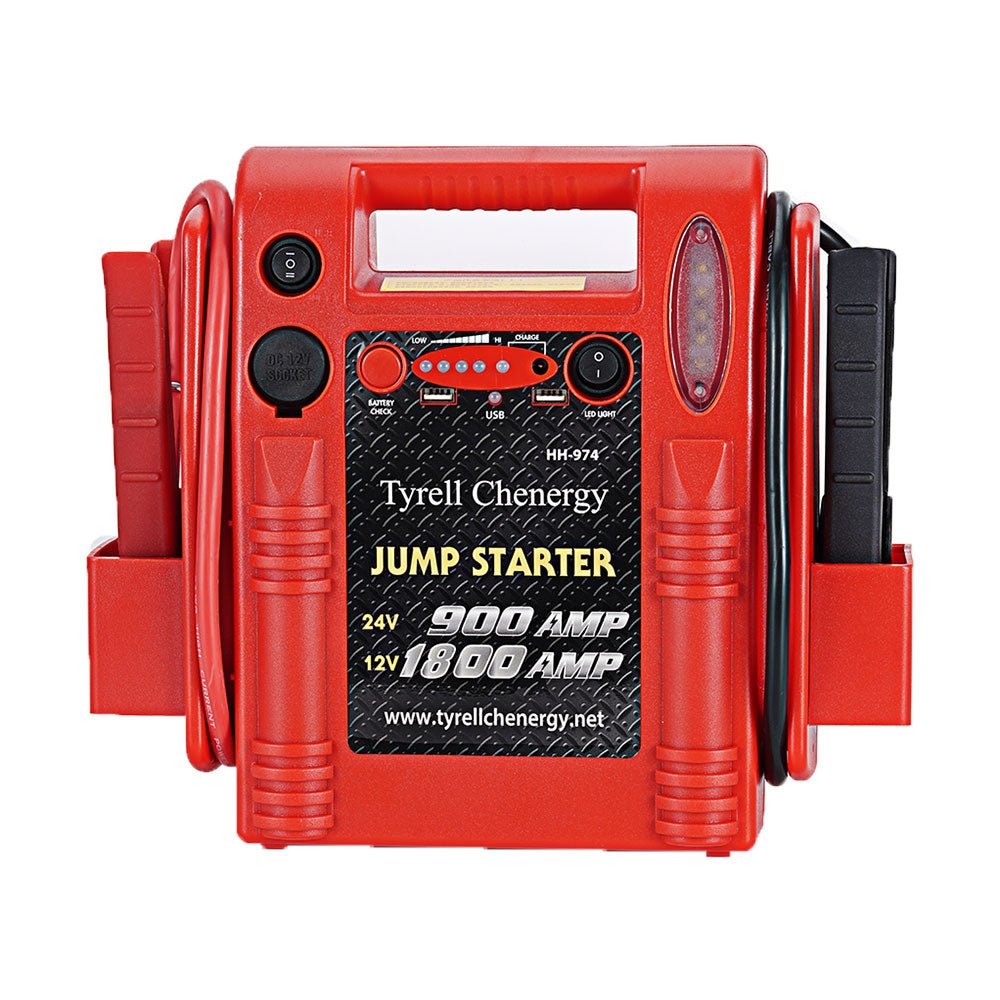 12V/24V Jump Starter Battery Booster – 1800/900 Amp Heavy - Duty – HH974 - with | Sold by Uncle Wiener's Wholesale