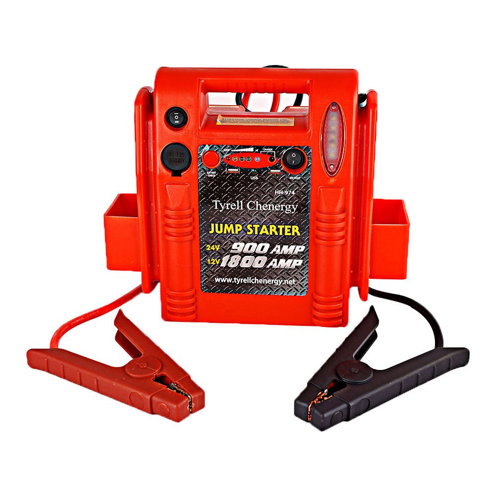 12V/24V Jump Starter Battery Booster – 1800/900 Amp Heavy - Duty – HH974 - with | Sold by Uncle Wiener's Wholesale