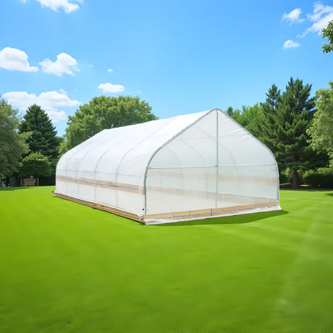 12x30 FT & 12x20 FT Large Metal Frame Walk - In Tunnel Greenhouse for Plant Growth - with 12X20 | Sold by Uncle Wiener's Wholesale