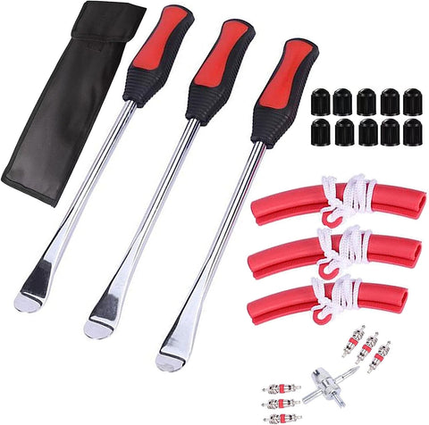 13 PCS Motorcycle & Bike Tire Changing Tool Kit – Chrome Tire Spoon Set S1157 - with | Sold by Uncle Wiener's Wholesale