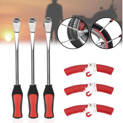 13 PCS Motorcycle & Bike Tire Changing Tool Kit – Chrome Tire Spoon Set S1157 - with | Sold by Uncle Wiener's Wholesale