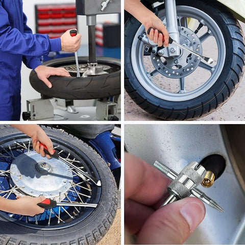 13 PCS Motorcycle & Bike Tire Changing Tool Kit – Chrome Tire Spoon Set S1157 - with | Sold by Uncle Wiener's Wholesale