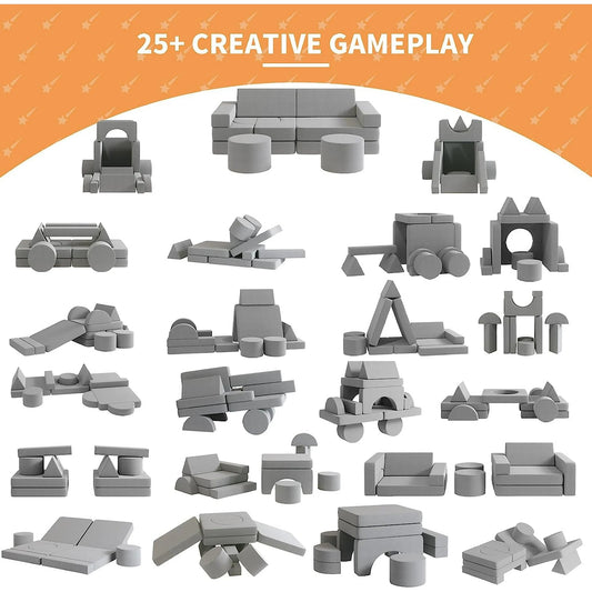 13 - Piece Kids Modular Play Couch & Sofa Set – JM1304 - with | Sold by Uncle Wiener's Wholesale