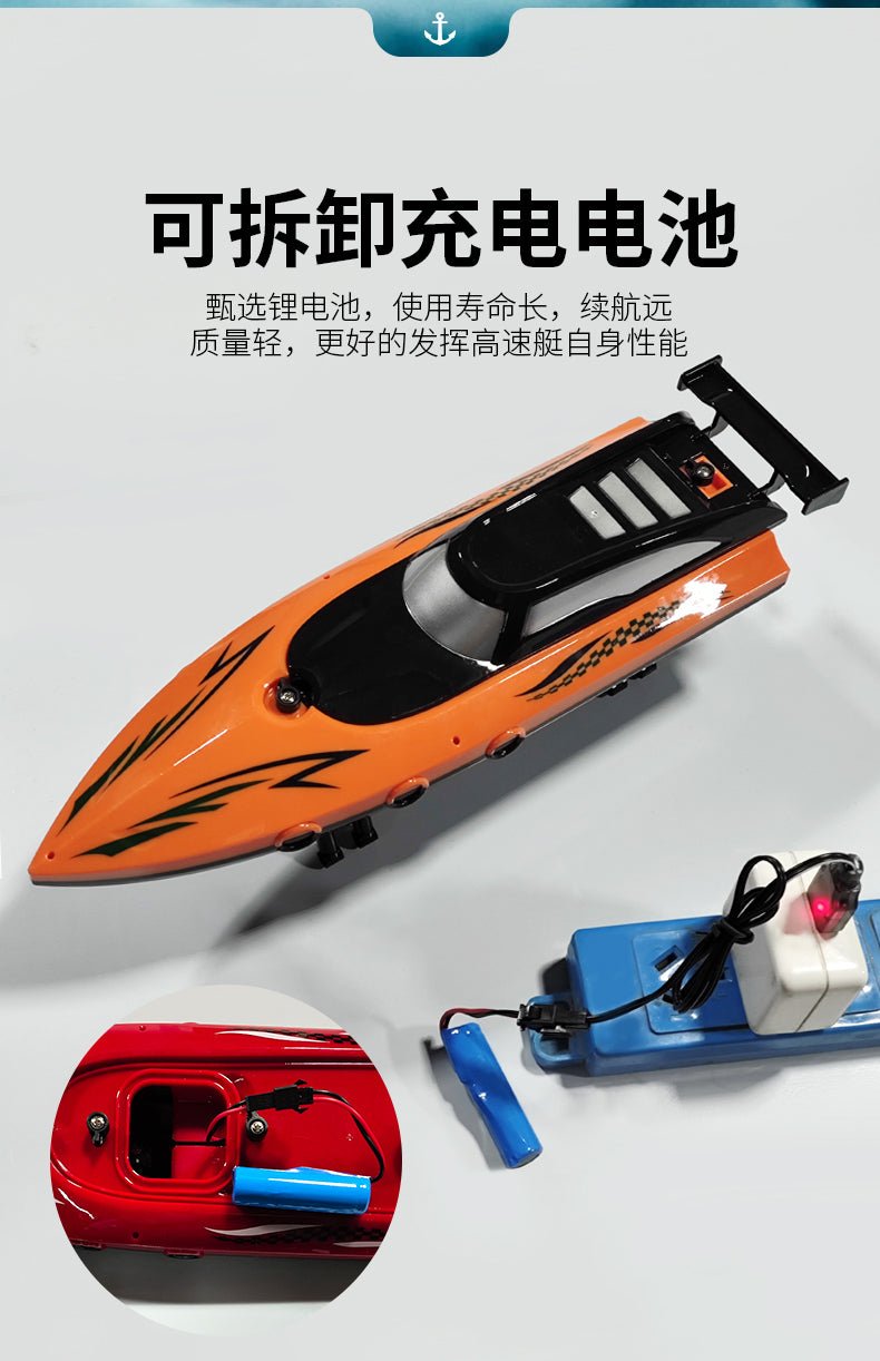 1:36 Scale 2.4G RC High - Speed Twin Propeller Boat – 8 km/h, 500mAh Battery, 25m Control Distance – SKU 1896930 - with | Sold by Uncle Wiener's Wholesale