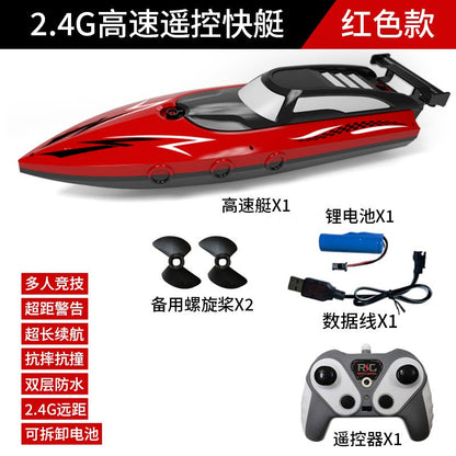 1:36 Scale 2.4G RC High - Speed Twin Propeller Boat – 8 km/h, 500mAh Battery, 25m Control Distance – SKU 1896930 - with | Sold by Uncle Wiener's Wholesale