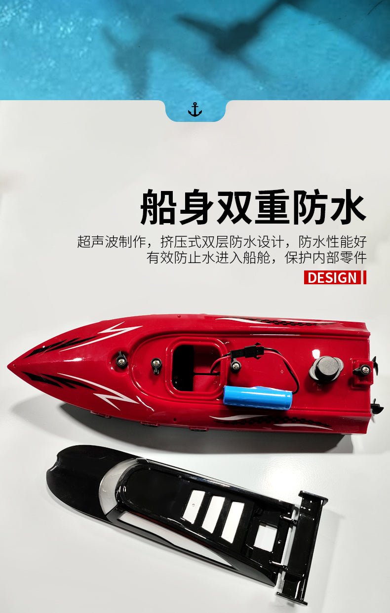 1:36 Scale 2.4G RC High - Speed Twin Propeller Boat – 8 km/h, 500mAh Battery, 25m Control Distance – SKU 1896930 - with | Sold by Uncle Wiener's Wholesale
