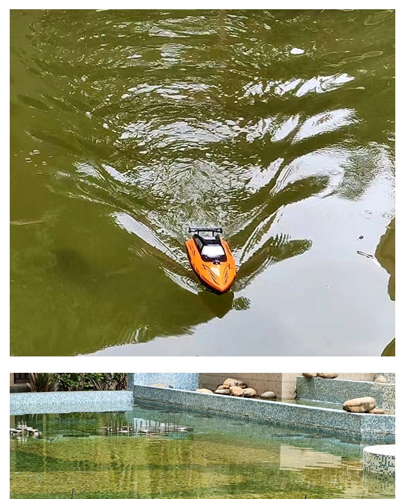 1:36 Scale 2.4G RC High - Speed Twin Propeller Boat – 8 km/h, 500mAh Battery, 25m Control Distance – SKU 1896930 - with | Sold by Uncle Wiener's Wholesale