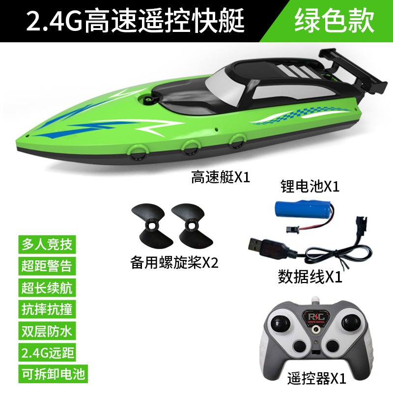 1:36 Scale 2.4G RC High - Speed Twin Propeller Boat – 8 km/h, 500mAh Battery, 25m Control Distance – SKU 1896930 - with | Sold by Uncle Wiener's Wholesale