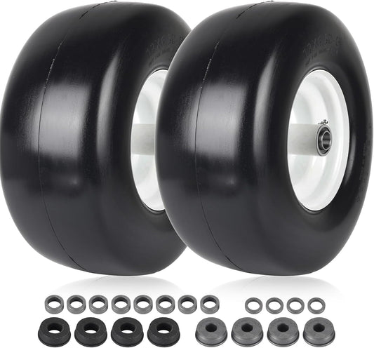 13x6.50 - 6 Lawn Mower Tires (2 - Pack) – Wide - Profile Tubeless Front Tires for Zero - Turn Mowers – T1365062PK - with | Sold by Uncle Wiener's Wholesale