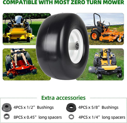 13x6.50 - 6 Lawn Mower Tires (2 - Pack) – Wide - Profile Tubeless Front Tires for Zero - Turn Mowers – T1365062PK - with | Sold by Uncle Wiener's Wholesale