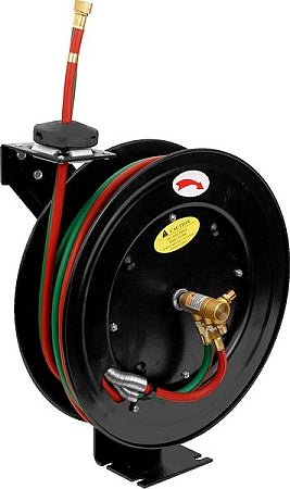 1/4 - Inch Retractable Welding Hose Reel – 50 FT | Model ARH01 | Heavy - Duty Steel Oxygen/Acetylene Reel - with | Sold by Uncle Wiener's Wholesale